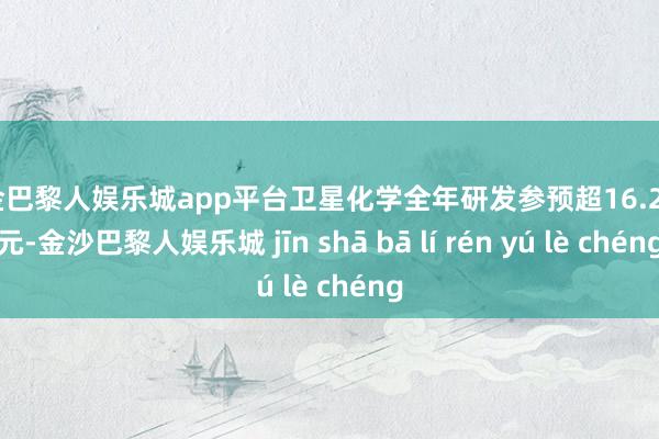 现金巴黎人娱乐城app平台卫星化学全年研发参预超16.26亿元-金沙巴黎人娱乐城 jīn shā bā lí rén yú lè chéng